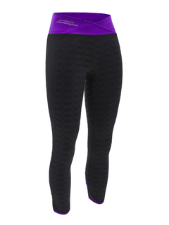 Automobili Lamborghini Donna Ponza Leggings ACTIVEWEAR 2024/25 Nero/Viola-3