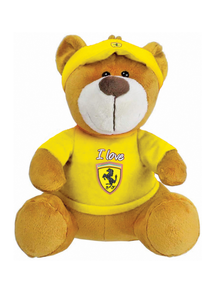 Teddy Scuderia Ferrari Bianco/Giallo-1