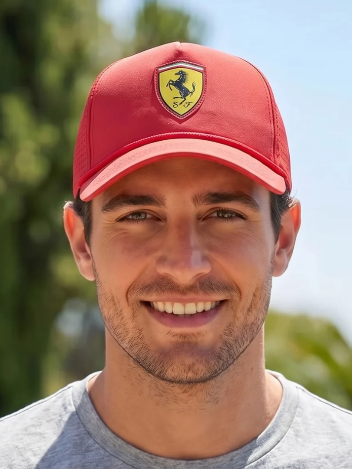 Ferrari Race Trucker Cappello Uomo Rosso