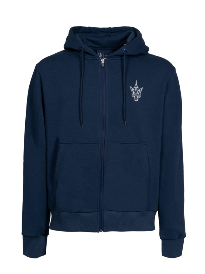 Maserati Felpa Blu Navy Tridente-2