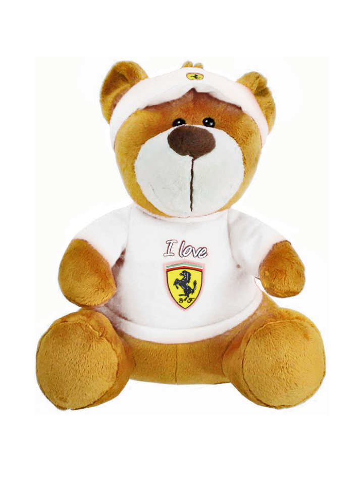 Teddy Scuderia Ferrari Bianco/Giallo-2