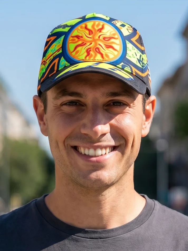 Cappellino Valentino Rossi VR46 Multicolor Heritage