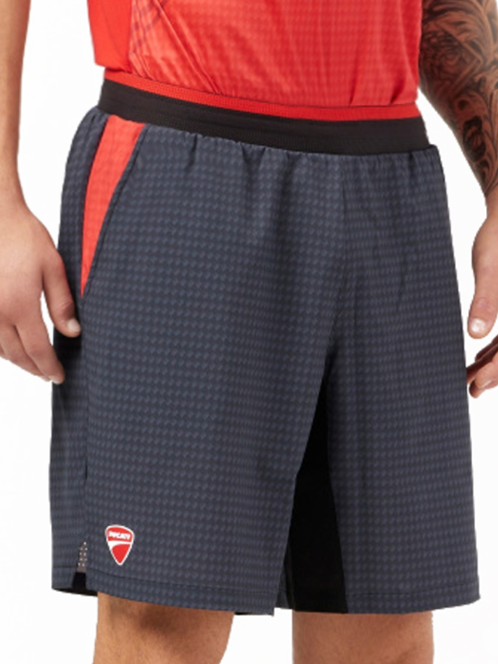 Ducati – Pantaloncini Uomo Nero/Rosso-1