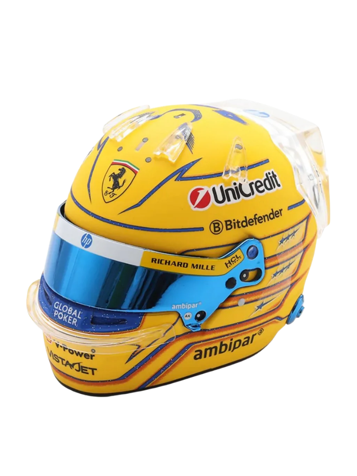 Casco Formula 1 in scala 1:5 Lewis Hamilton – Scuderia Ferrari HP MIAMI 2025-2