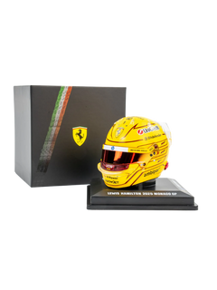 Casco Formula 1 in scala 1:5 Lewis Hamilton – Scuderia Ferrari HP MONACO GP 2025-2