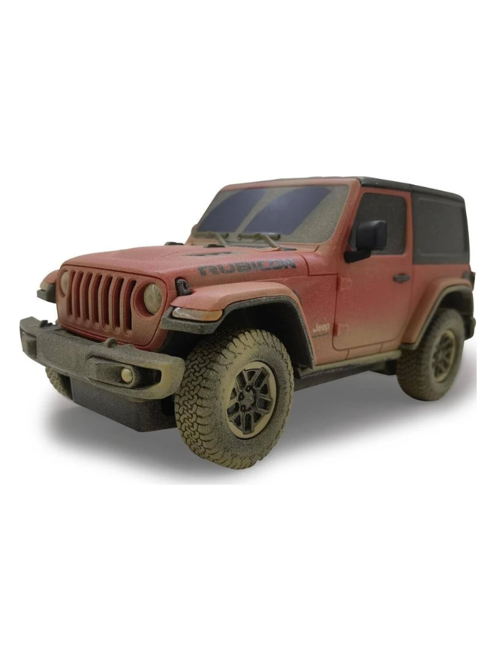 Macchina telecomandata RASTAR in scala 1:24 JEEP WRANGLER RUBICON MUDDY VERSION