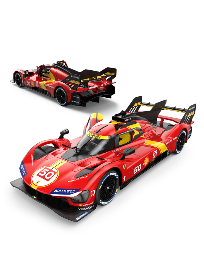 Macchina telecomandata Rastar - R/C control in scala 1:14 FERRARI  499P LE MANS red-2