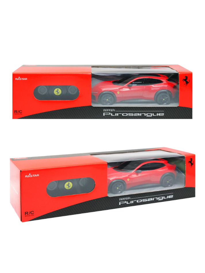 Macchina telecomandata Rastar - RC control in scala 1:24 FERRARI PUROSANGUE-2