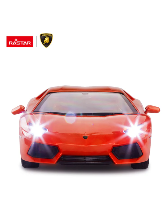 Macchinina radiocomandata RASTAR in scala 1:24 LAMBORGHINI AVENTADOR LP700 orange-2