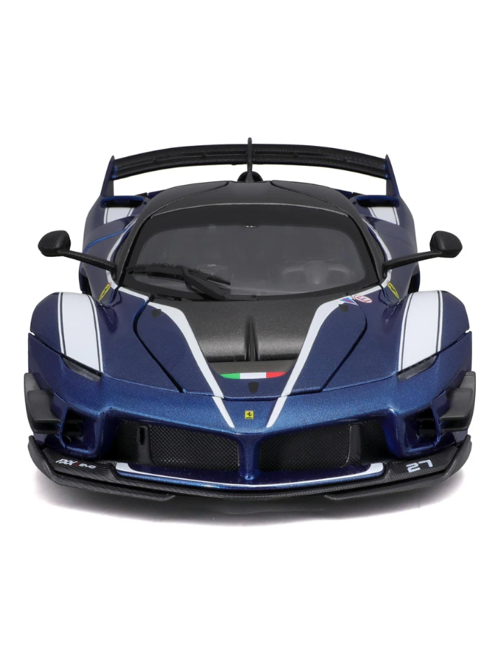 Modellino auto in scala 118 FERRARI FXX K EVO #27 blue-2