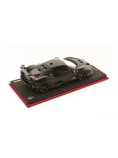 Modellino auto in scala 1:18 FERRARI SF90 XX STRADALE MATT BLACK WITH SHINY BLACK ROOF LTD-2