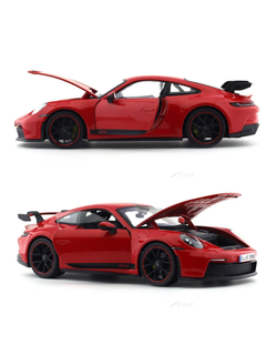 Modellino auto in scala 1:18 PORSCHE 911 GTR RED-2