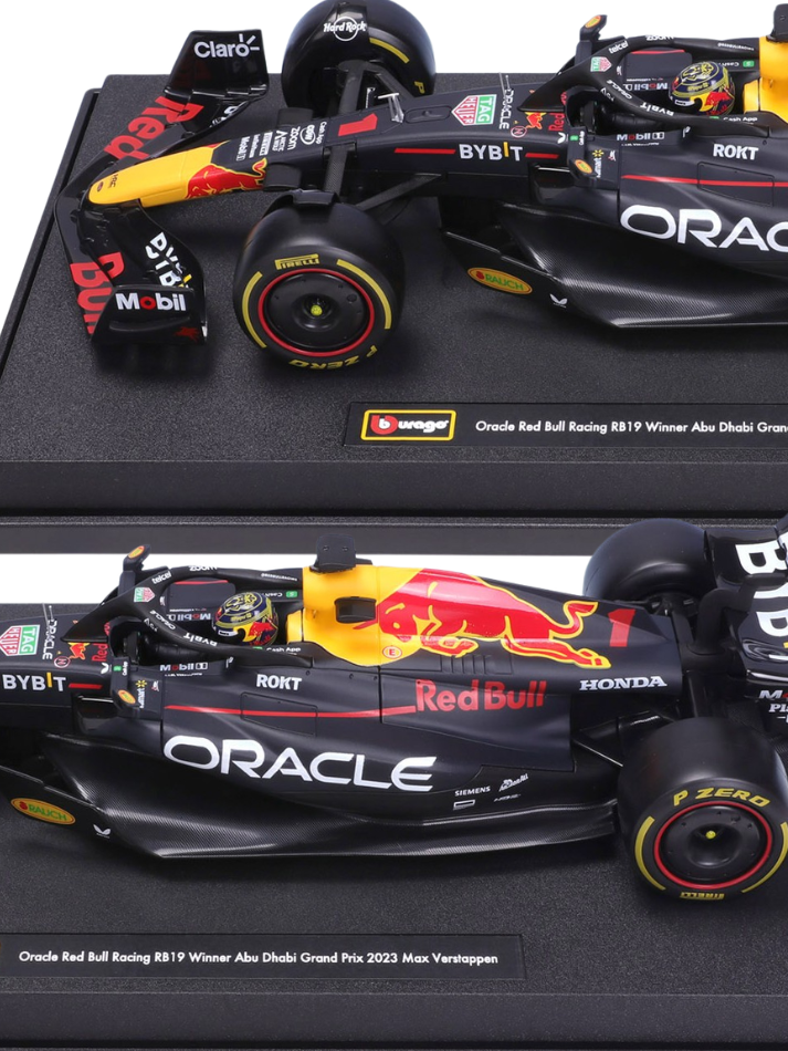 Modellino auto in scala 1:18 RED BULL - F1 RB19 2023 #1 VERSTAPPEN ABU DHABI GP 2023-7