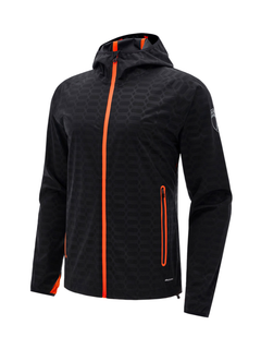 Automobili Lamborghini Christian Giacca Da Pioggia ACTIVEWEAR 2024/25 Nero/Arancio-2