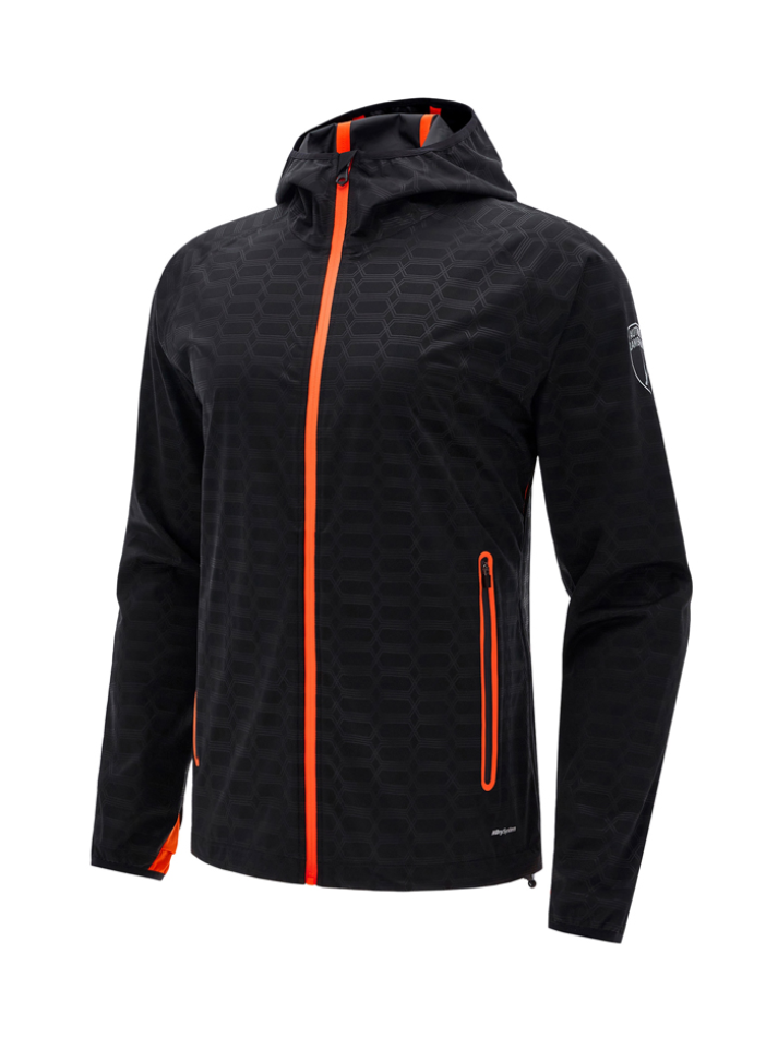Automobili Lamborghini Christian Giacca Da Pioggia ACTIVEWEAR 2024/25 Nero/Arancio