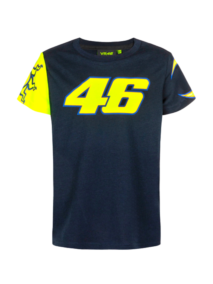 T-shirt Valentino Rossi VR46 Heritage Blu-2