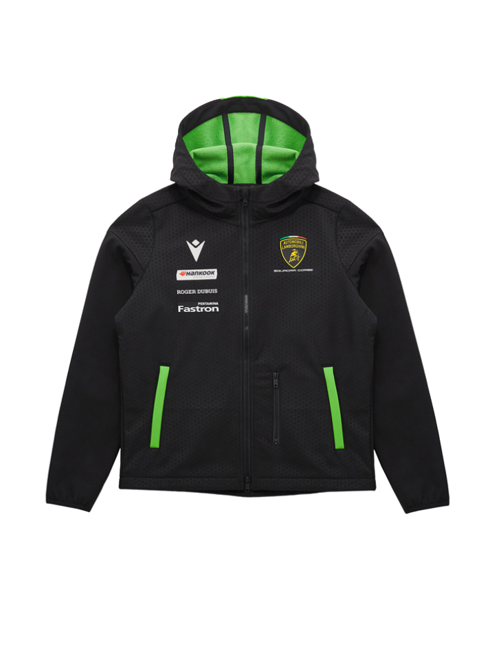 Softshell Bambino Automobili Lamborghini Squadra Corse 2024/25 Nero/Verde