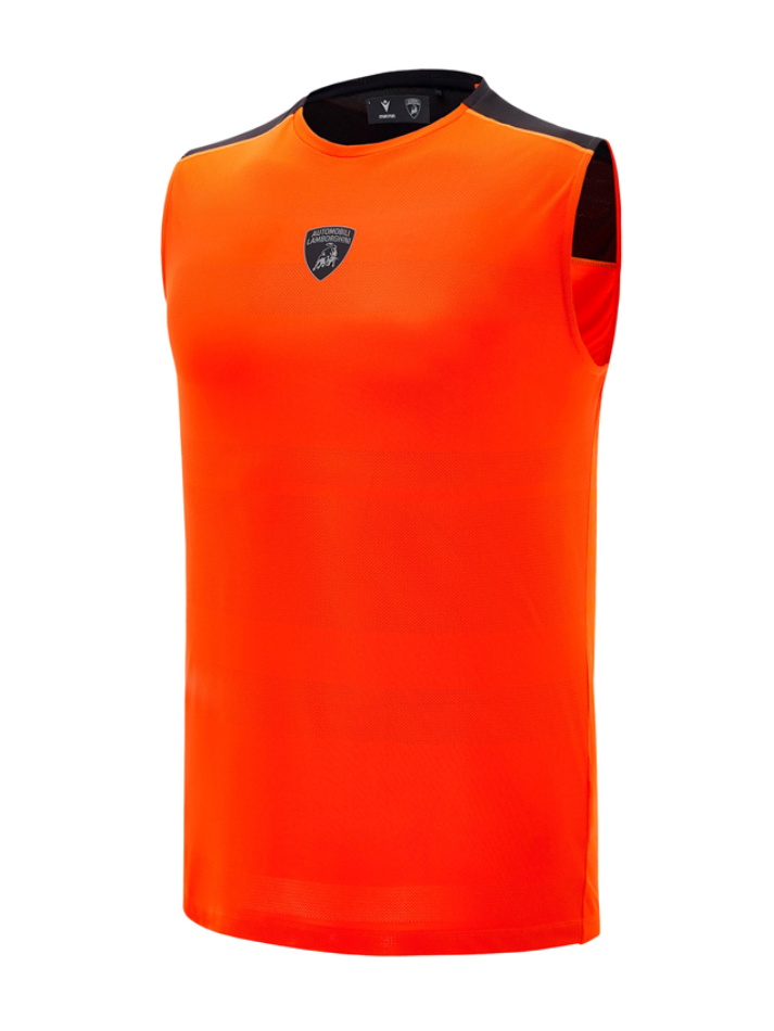 Automobili Lamborghini Erbert Gilet Primo ACTIVEWEAR 2024/25 Arancio/Nero-2