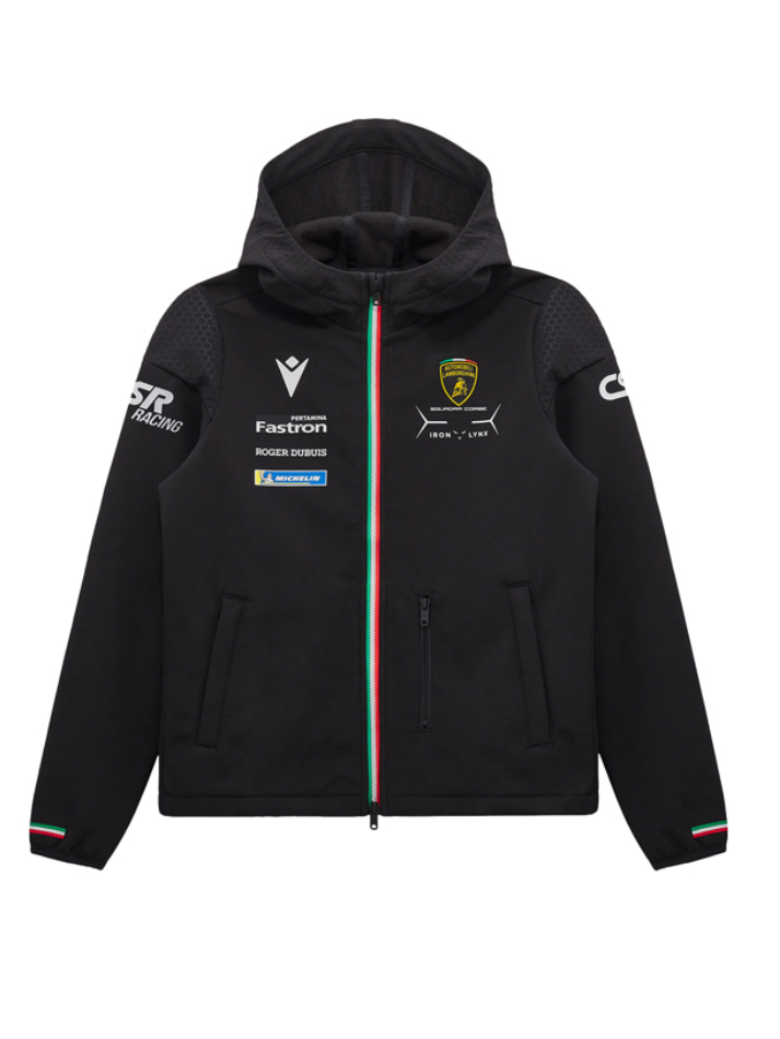 Softshell Bambino Automobili Lamborghini Squadra Corse LMDH 2024/25 Nero-2
