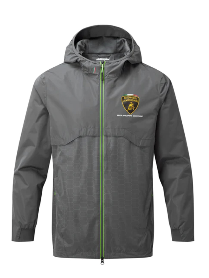 Giacca Leggera Automobili Lamborghini Squadra Corse Grigia-2