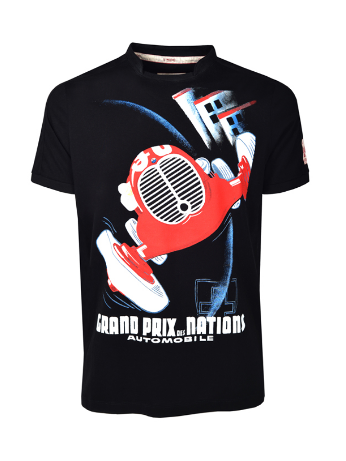 T-hirt Maserati Unisex Gran Prix Black