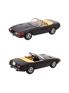 Modellino auto KK Ferrari 365 GTS Daytona Spider Serie 1 del 1969 black in scala 1:18-2