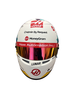 Casco Formula 1 in scala 1:2 Replica  Haas  Kevin Magnussen  F1 2024-1