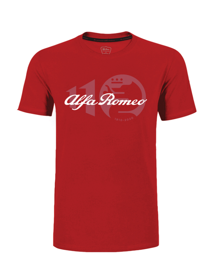 T-shirt Alfa Romeo 110 Classy Rossa-2