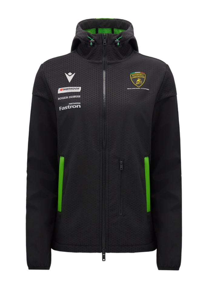 Softshell Donna Automobili Lamborghini Squadra Corse 2024/25 Nero/Verde-3