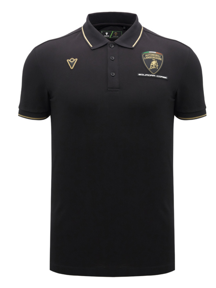 Polo Uomo Lamborghini Squadra Corse SPORTSWEAR 2026/27 Nero-2