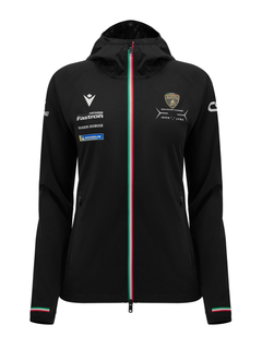 Giacca da Pioggia Donna Automobili Lamborghini Squadra Corse LMDH 2024/25 Nero-2