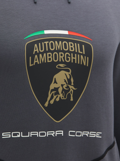 Felpa Uomo Lamborghini Squadra Corse SPORTSWEAR 2026/27 Grigio-4