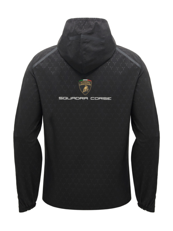 Rain Jacket Uomo Lamborghini Squadra Corse Super Trofeo 2026/27 Nero-4