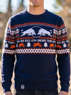Red Bull KTM Maglione natalizio blu e arancio-1