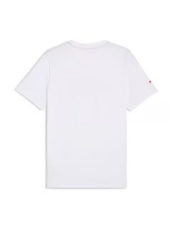Ferrari F1 t-shirt bianca con logo F1 rosso-4
