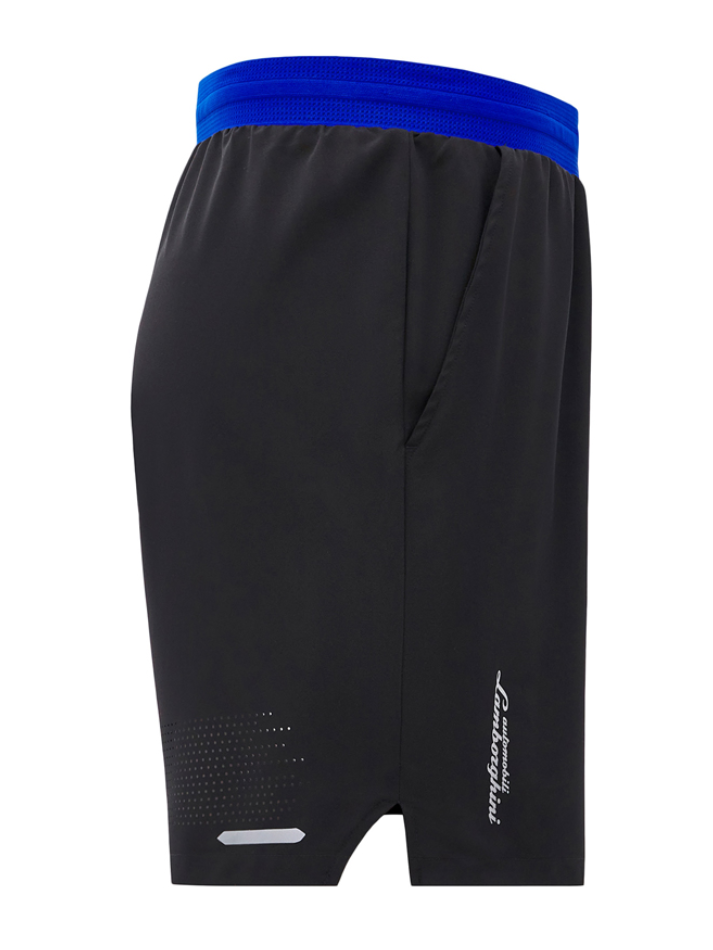 Automobili Lamborghini Miguel Pantaloncino Corto ACTIVEWEAR 2024/25 Nero/Blu-4