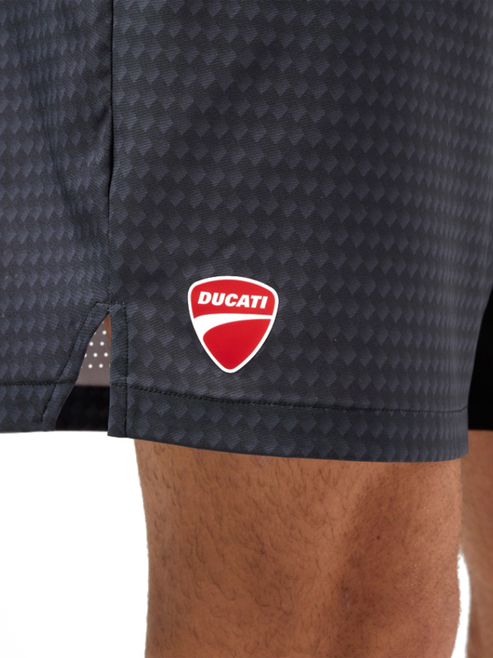 Ducati – Pantaloncini Uomo Nero/Rosso-4