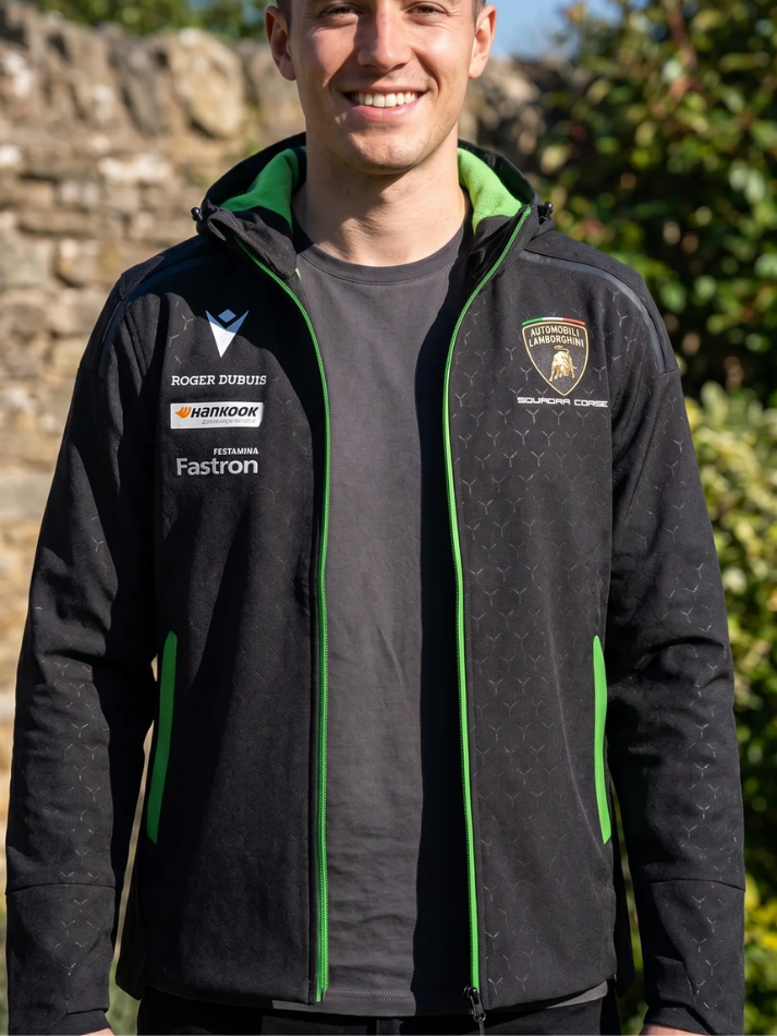 SoftShell Uomo Lamborghini Squadra Corse Super Trofeo 2026/27 Nero-1