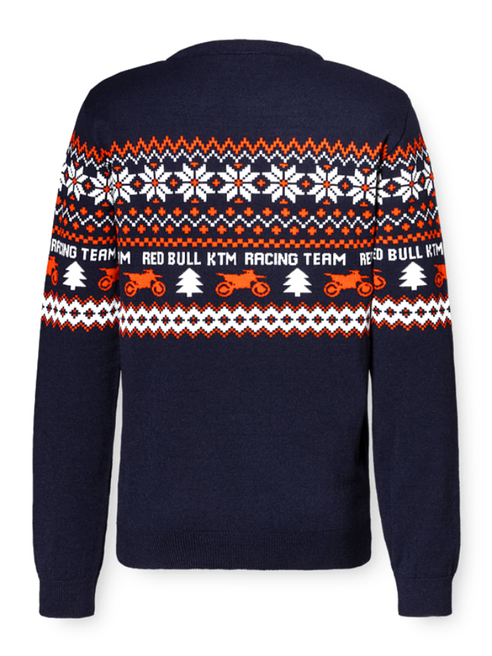 Red Bull KTM Maglione natalizio blu e arancio-3