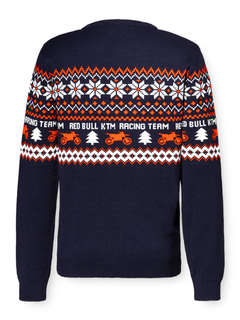 Red Bull KTM Maglione natalizio blu e arancio-3