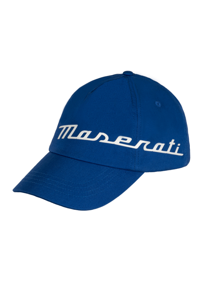 Maserati Cappello Blu navy Stampa in Gomma