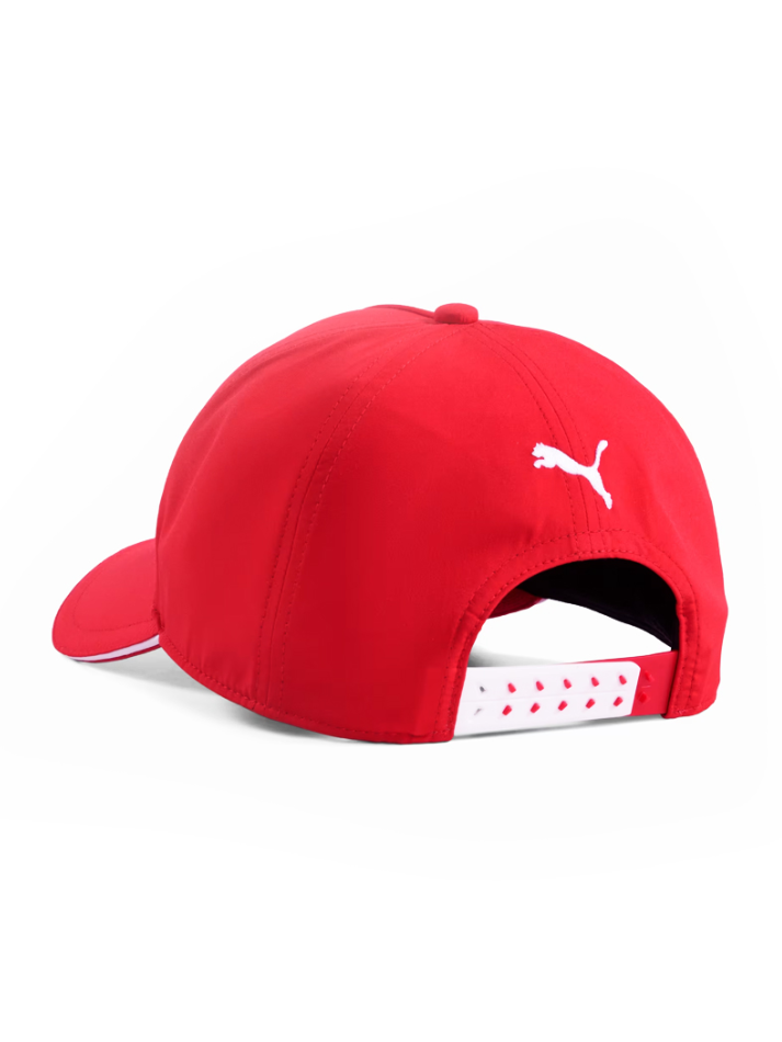 Cappellino Ferrari F1 Rosso con logo bianco-3