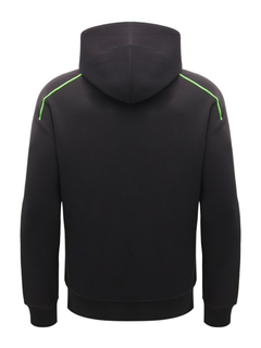 Felpa Zip Uomo Lamborghini Squadra Corse SPORTSWEAR 2026/27 Nero/Verde-4