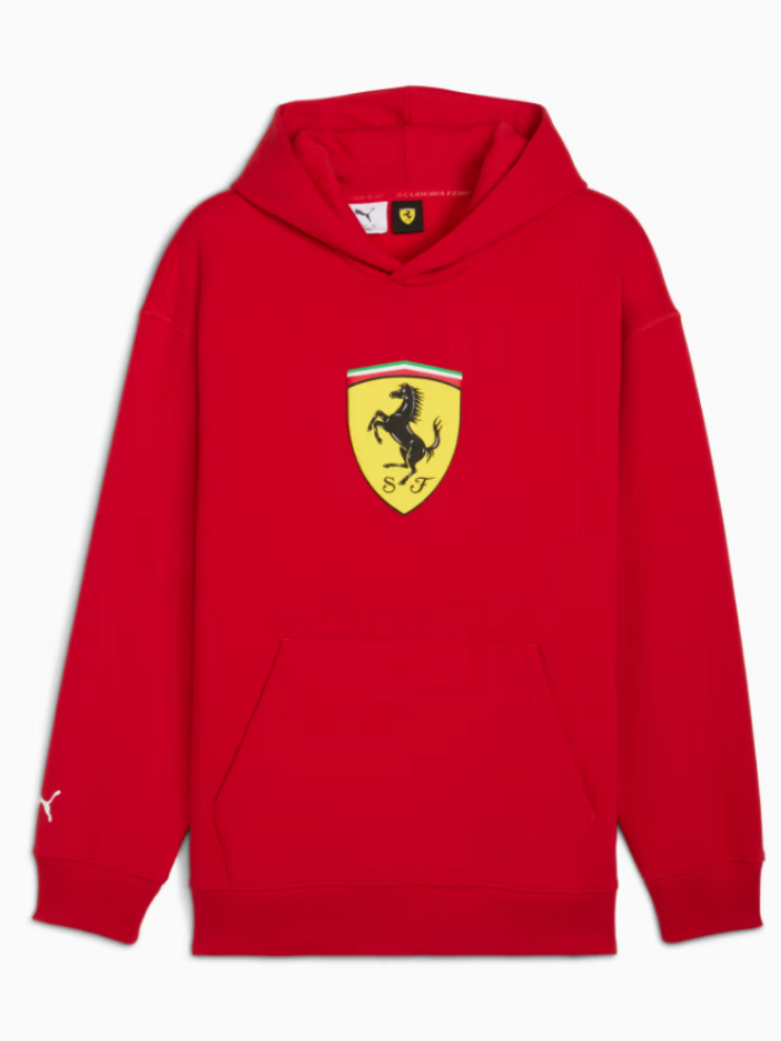Ferrari Sportswear Felpa Uomo Rossa-2