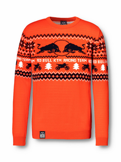 Red Bull KTM Maglione natalizio blu e arancio-5