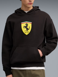 Ferrari Sportswear Felpa Uomo Nera-1