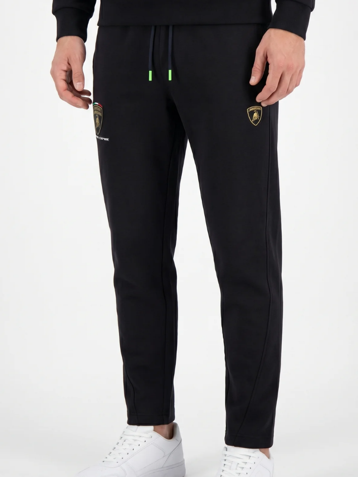 Pantaloni Uomo Lamborghini Squadra Corse SPORTSWEAR 2026/27 Nero-1