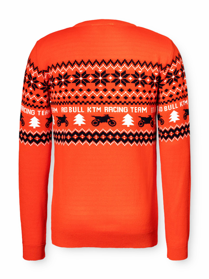 Red Bull KTM Maglione natalizio blu e arancio-6