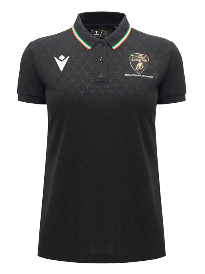 Polo Donna Automobili Lamborghini SC63 2026/27 Nera-3