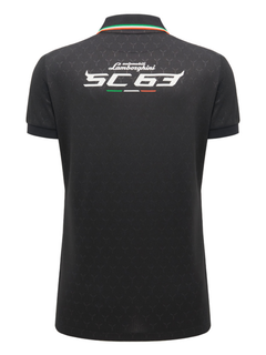 Polo Donna Automobili Lamborghini SC63 2026/27 Nera-4